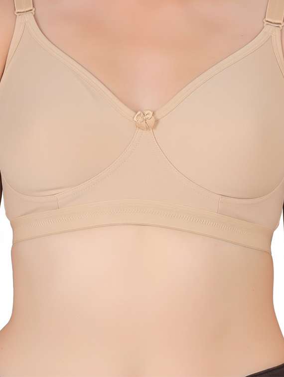 women solid non wired t-shirt bra - 22312623 -  Standard Image - 4
