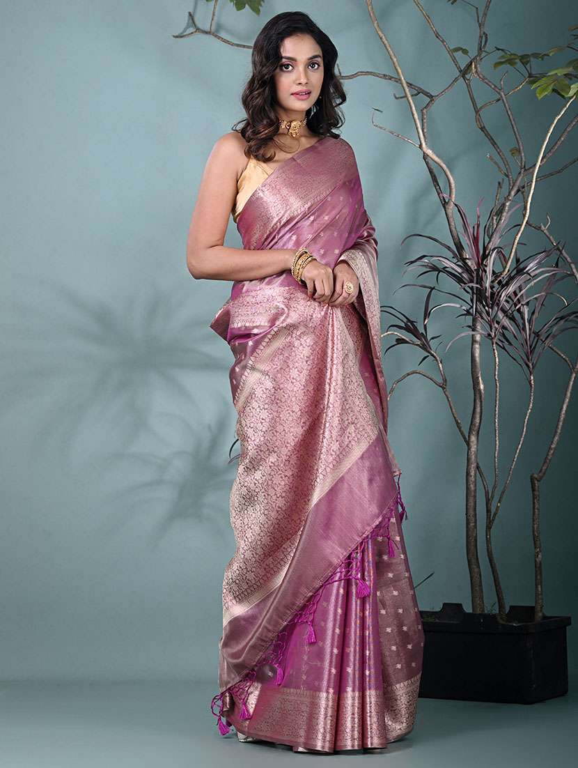 women self design bordered saree with blouse - 22312702 -  Standard Image - 1