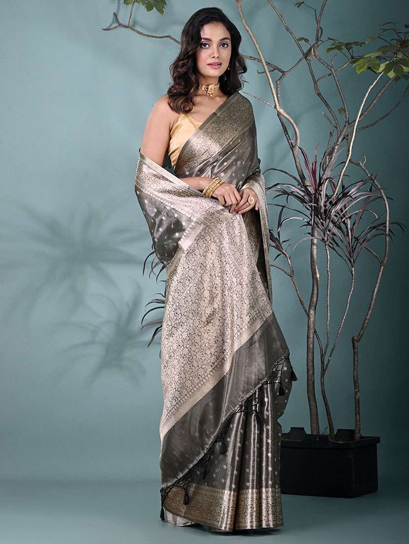 women self design bordered saree with blouse - 22312703 -  Standard Image - 1