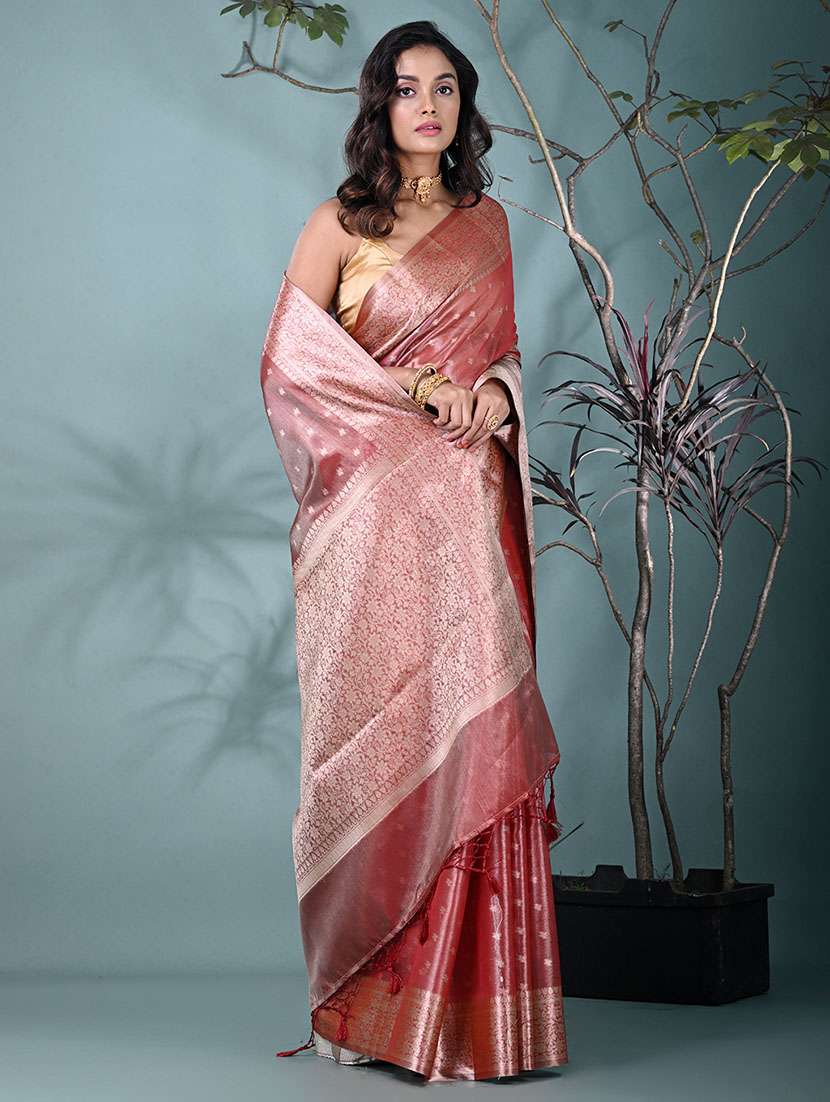 women self design bordered saree with blouse - 22312704 -  Standard Image - 1