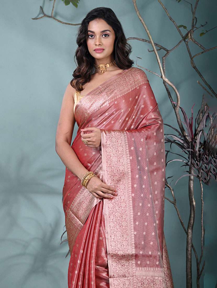 women self design bordered saree with blouse - 22312704 -  Standard Image - 4