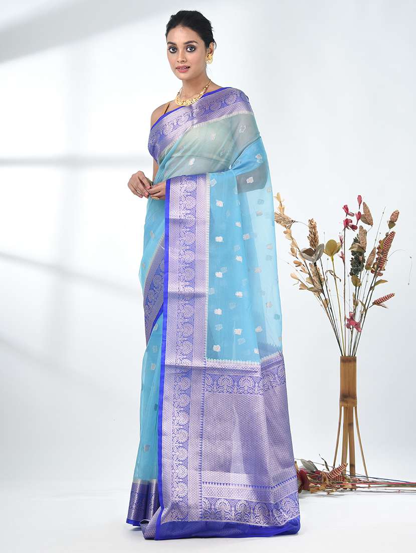 women self design bordered saree with blouse - 22312719 -  Standard Image - 1
