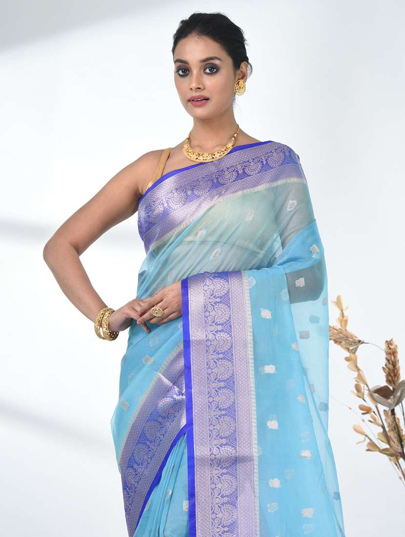 women self design bordered saree with blouse - 22312719 -  Standard Image - 4