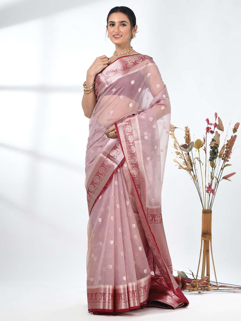 women self design bordered saree with blouse - 22312720 -  Standard Image - 1