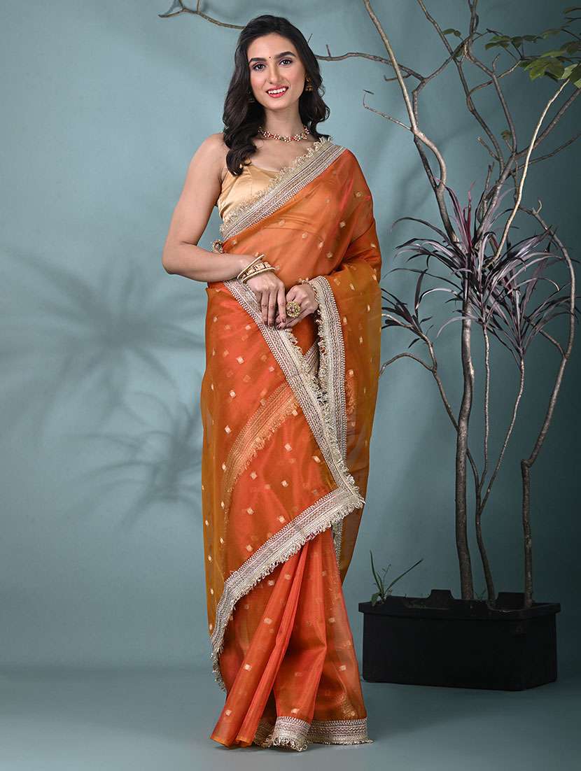 women self design bordered saree with blouse - 22312736 -  Standard Image - 1