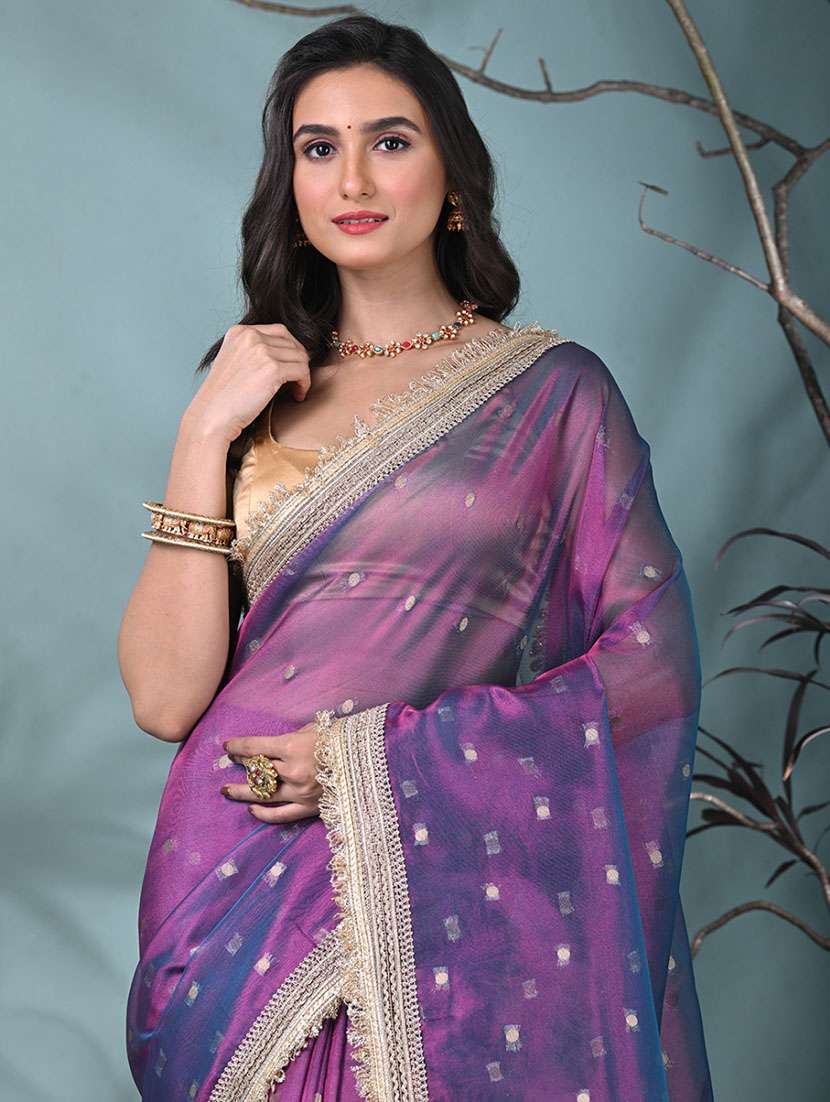 women self design bordered saree with blouse - 22312737 -  Standard Image - 4
