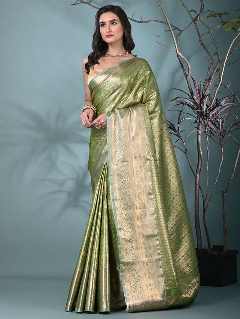 women self design kanjivaram saree with blouse - 22312764 -  Standard Image - 1