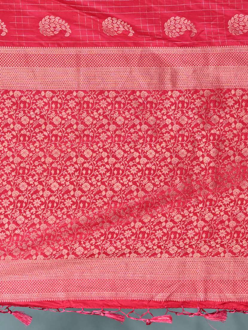 women self design bordered saree with blouse - 22312782 -  Standard Image - 6