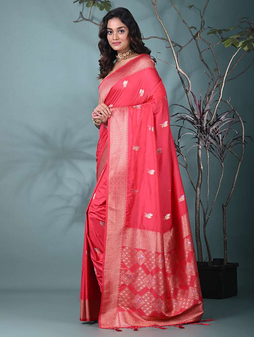 women self design bordered saree with blouse - 22312791 -  Standard Image - 1