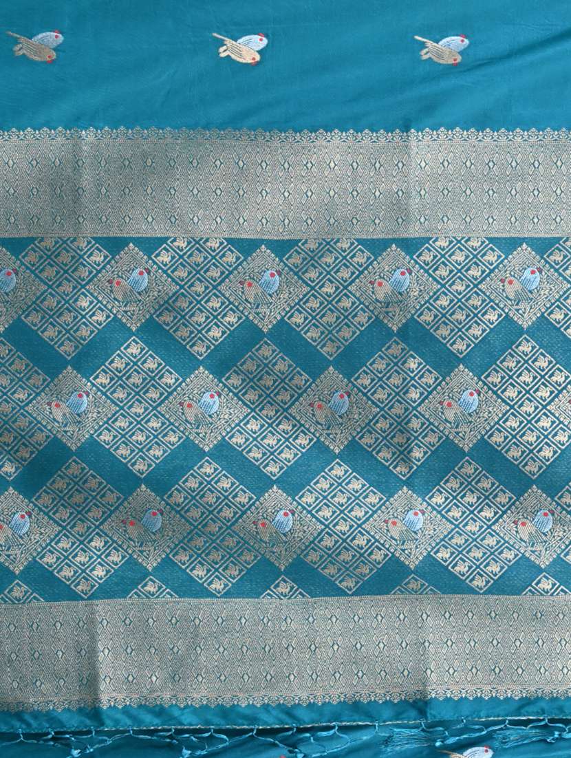 women self design bordered saree with blouse - 22312794 -  Standard Image - 6