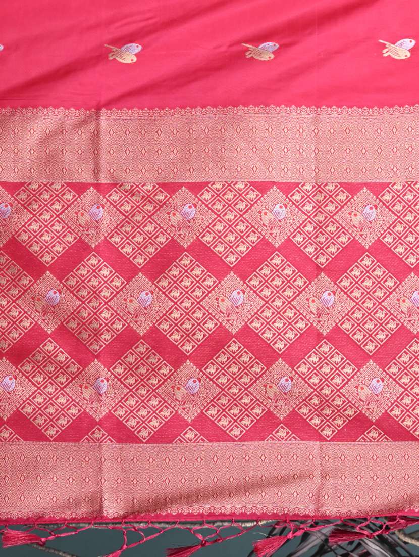 women self design bordered saree with blouse - 22312796 -  Standard Image - 6