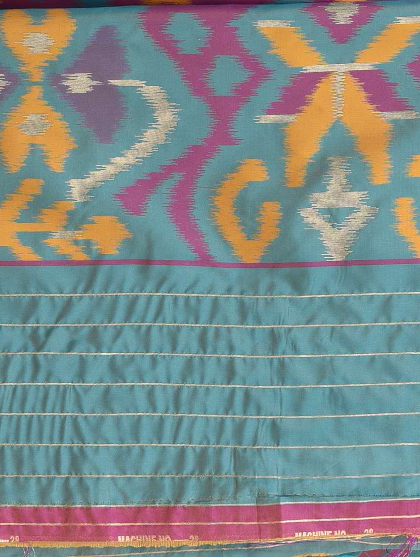 women ikat pochampalli saree with blouse - 22312797 -  Standard Image - 6