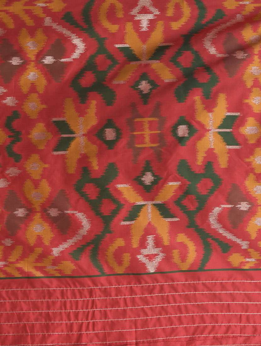 women ikat pochampalli saree with blouse - 22312799 -  Standard Image - 6