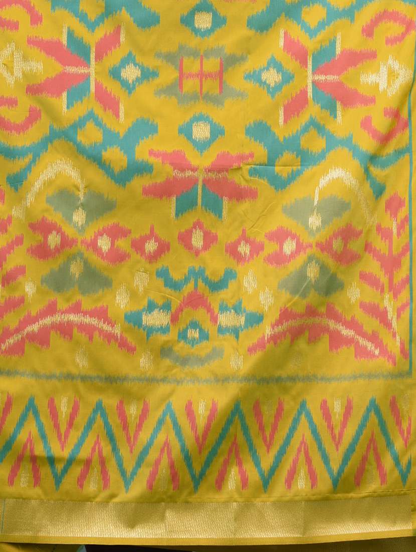 women ikat pochampalli saree with blouse - 22312802 -  Standard Image - 6