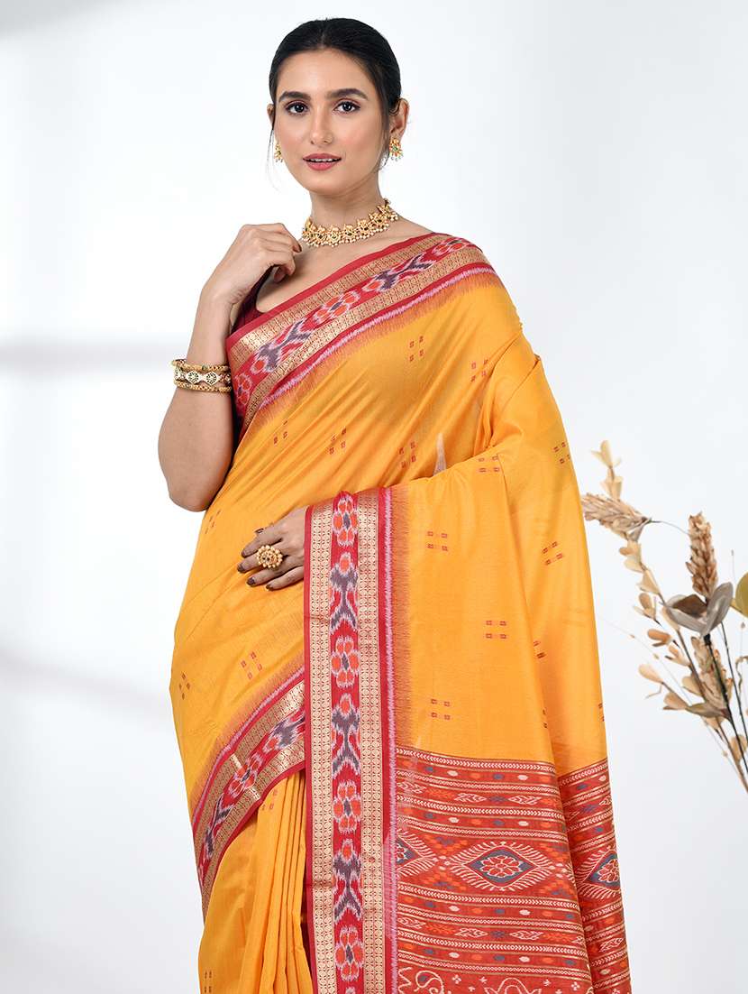 women self design tussar saree with blouse - 22312809 -  Standard Image - 4