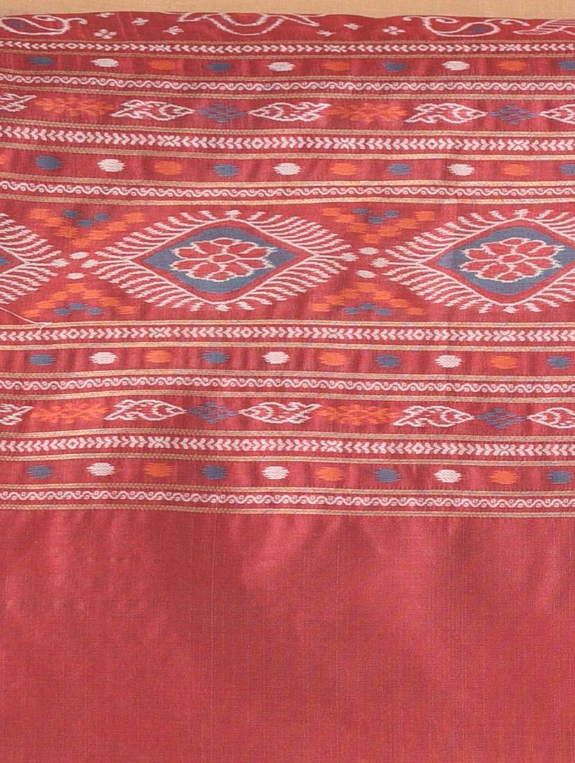 women self design tussar saree with blouse - 22312810 -  Standard Image - 6