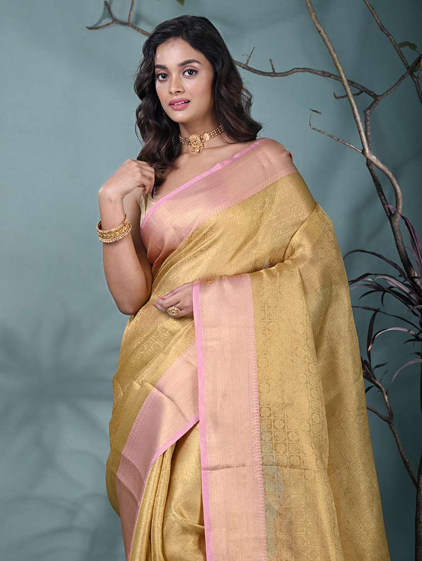 women self design bordered saree with blouse - 22312839 -  Standard Image - 4