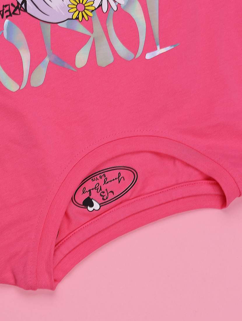 girls printed short sleeve tee - 22312971 -  Standard Image - 4