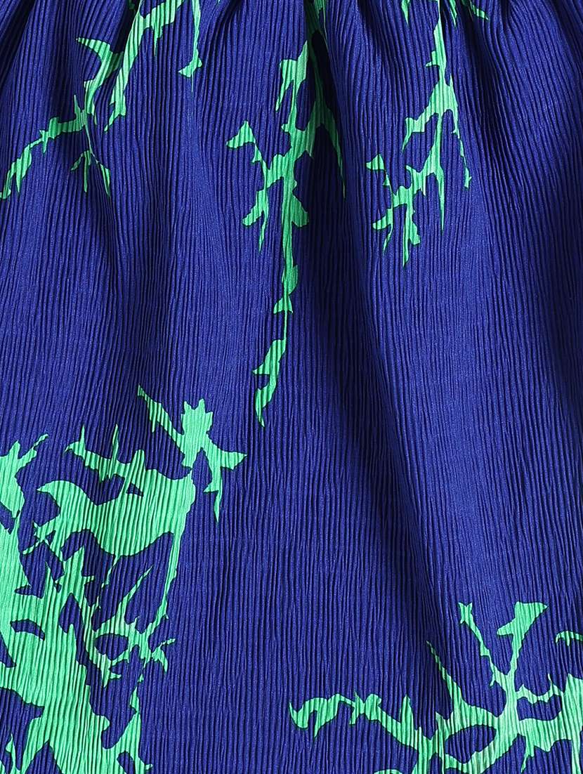blue cotton flared skirt - 22313368 -  Standard Image - 4