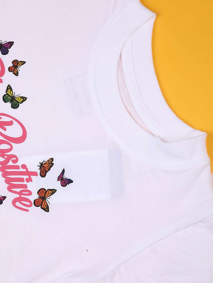 Girls Printed Short Sleeves Regular Tee - 22313390 -  Standard Image - 4