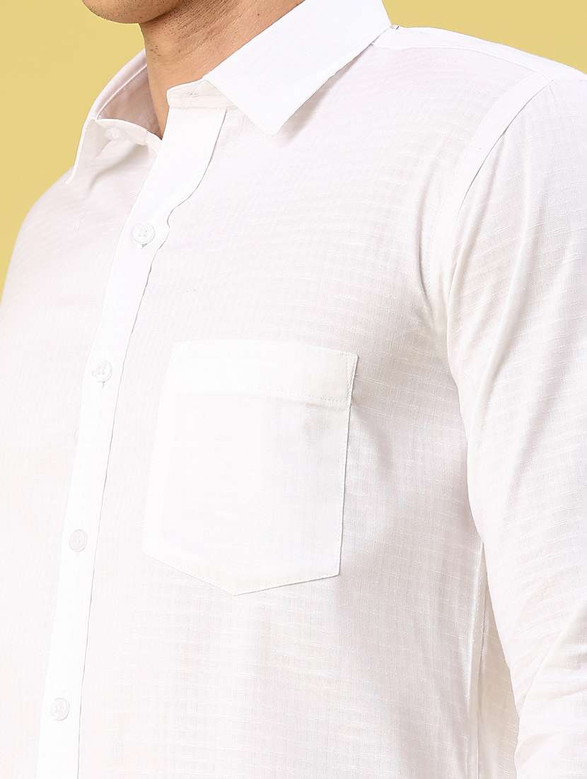 men checkered long sleeve slim fit casual shirt - 22313478 -  Standard Image - 1