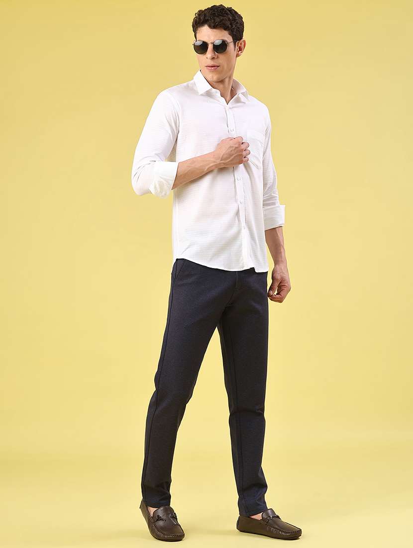 men checkered long sleeve slim fit casual shirt - 22313478 -  Standard Image - 4