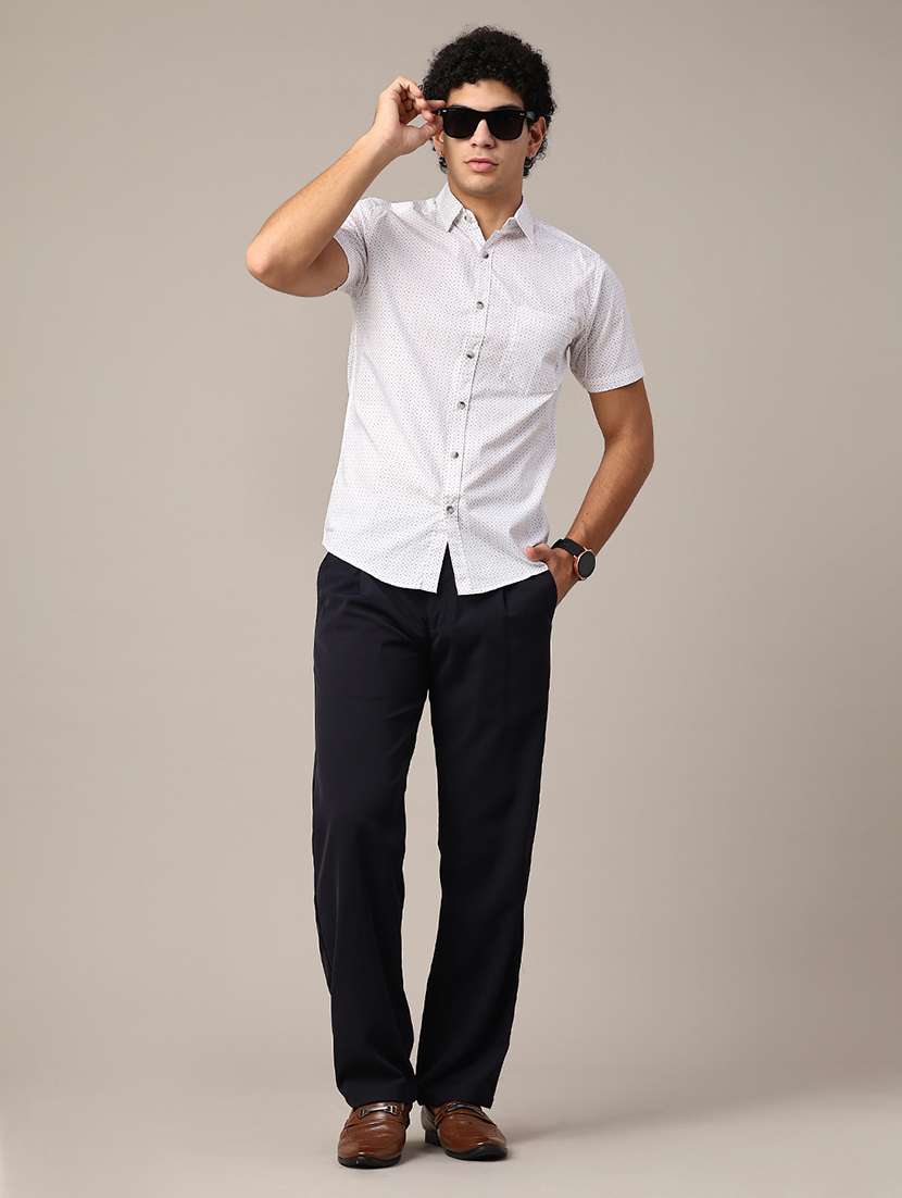 white cotton casual shirt - 22313486 -  Standard Image - 4
