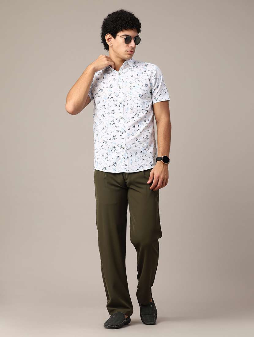 white cotton casual shirt - 22313489 -  Standard Image - 4