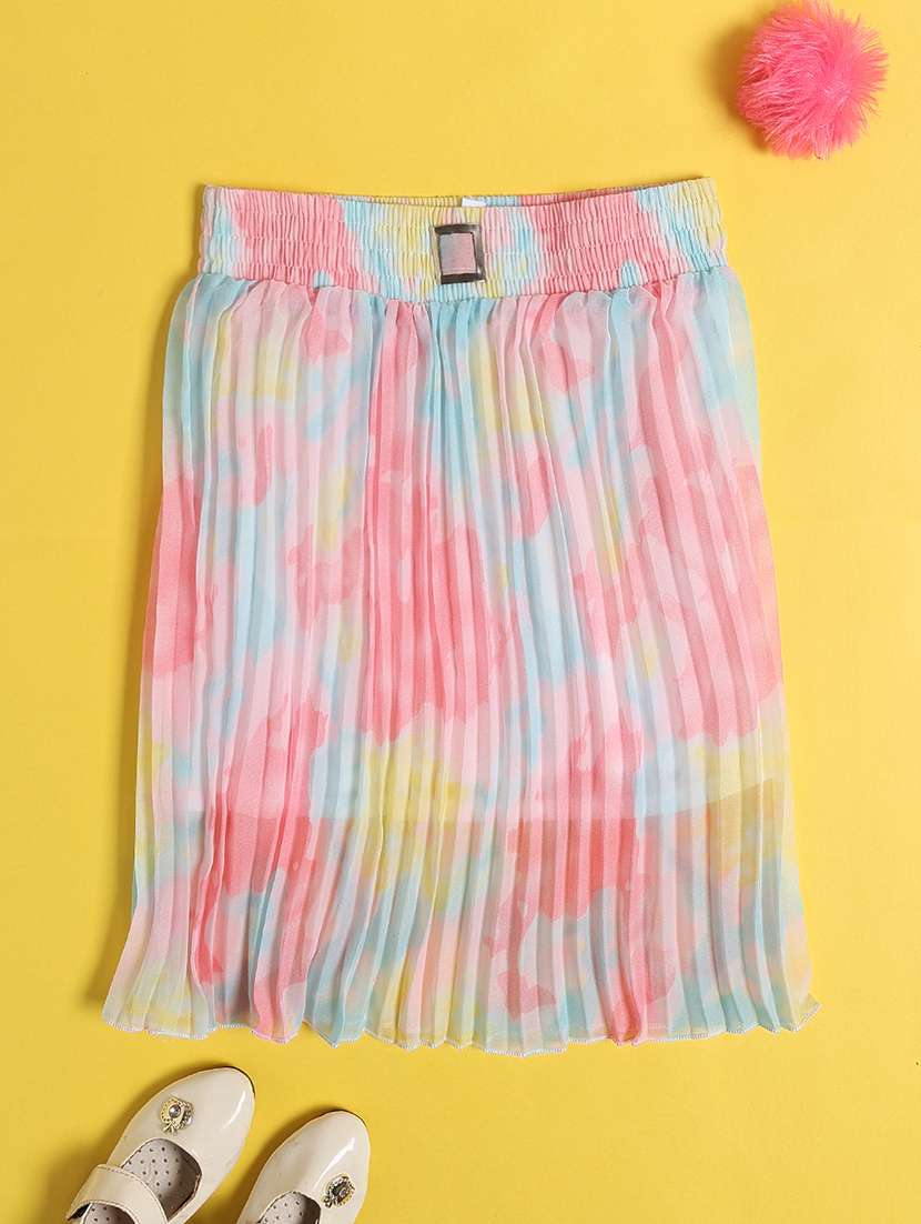 multi colored cotton aline skirt - 22313611 -  Standard Image - 1