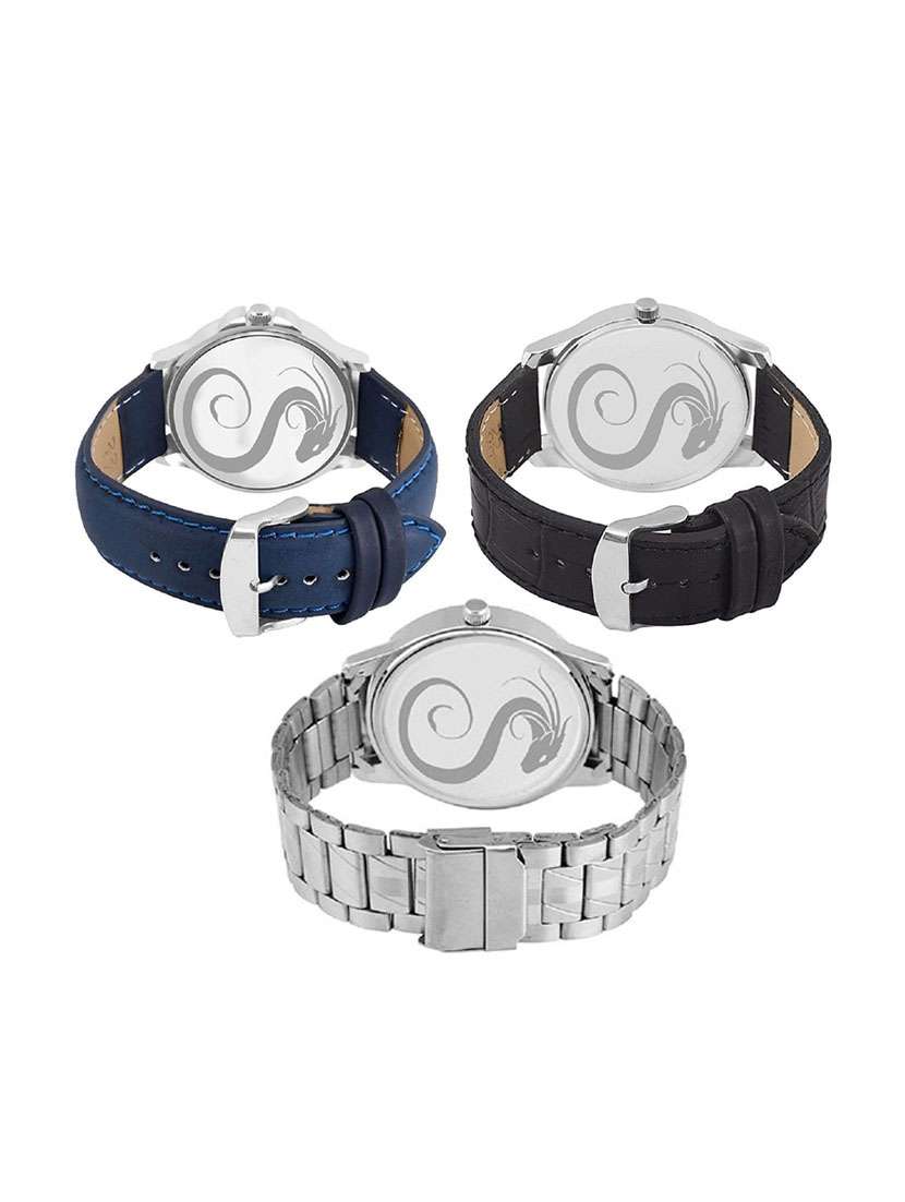 classic edge analog watch combo - 22313943 -  Standard Image - 1