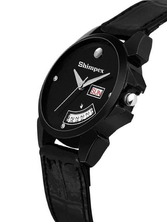 classic edge analog watch combo - 22314012 -  Standard Image - 1