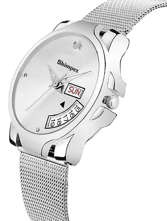 classic edge analog watch for couple - 22314740 -  Standard Image - 1