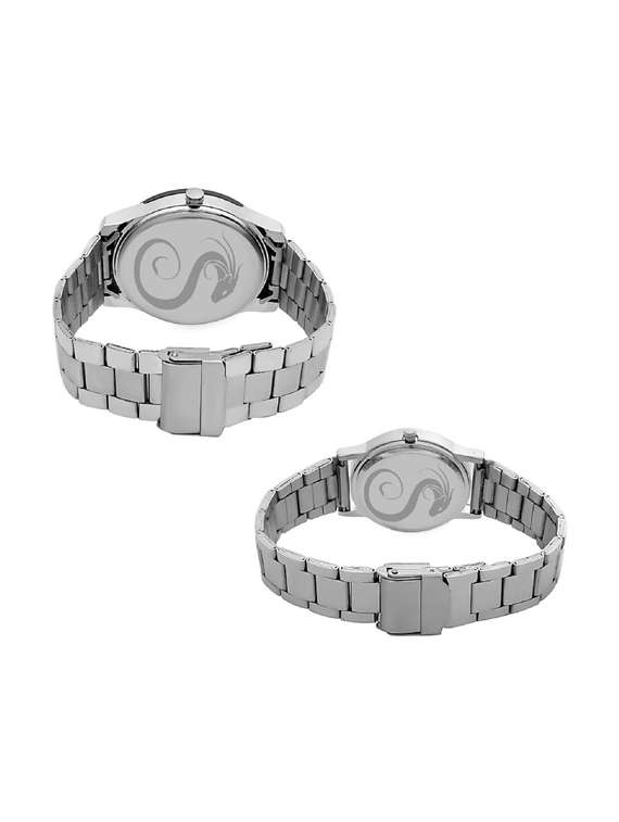 classic edge analog watch for couple - 22314826 -  Standard Image - 1
