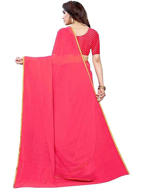 women solid plain saree - 22315710 -  Standard Image - 1