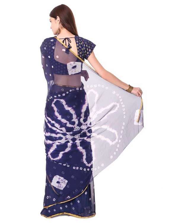 women printed casual wear saree - 22315794 -  Standard Image - 1