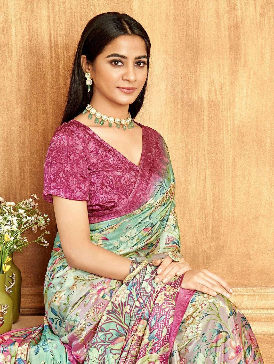 women printed casual wear saree - 22315800 -  Standard Image - 1