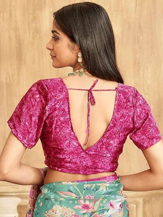 women printed casual wear saree - 22315800 -  Standard Image - 4