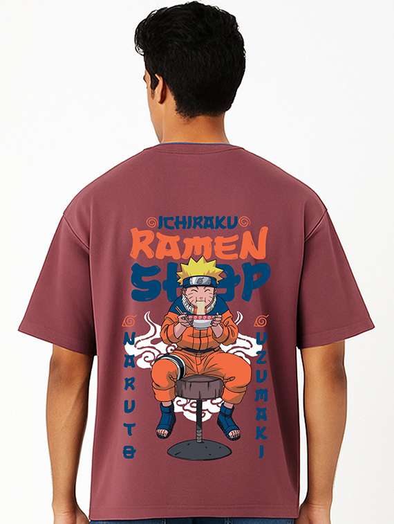 men front & back print short sleeve oversized t-shirt - 22315812 -  Standard Image - 1