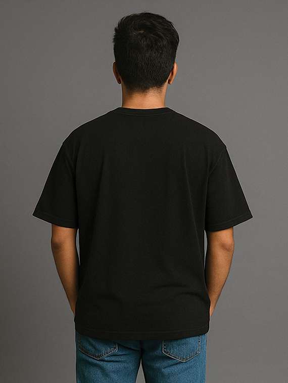 men front print short sleeve oversized t-shirt - 22315817 -  Standard Image - 1