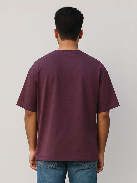 men front print short sleeve oversized t-shirt - 22315843 -  Standard Image - 1