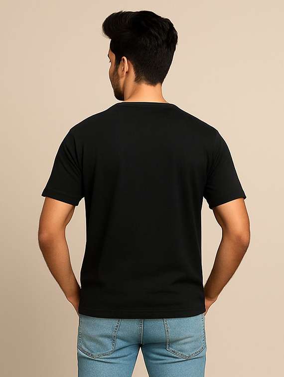 men front print short sleeve regular fit t-shirt - 22315863 -  Standard Image - 1