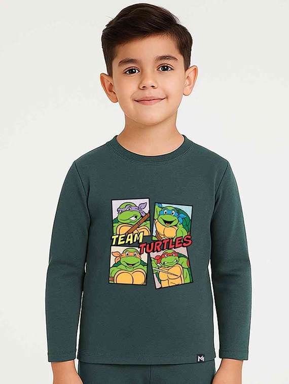 kids printed round neck full length co-ord set - 22315895 -  Standard Image - 1