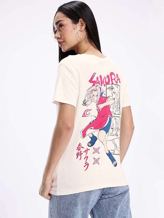 women printed short sleeve t-shirt - 22315912 -  Standard Image - 1