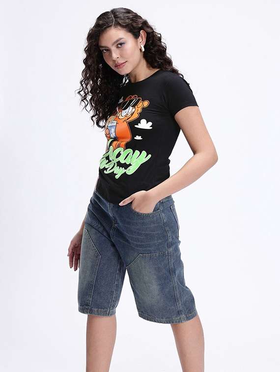 women printed short sleeve t-shirt - 22315921 -  Standard Image - 1