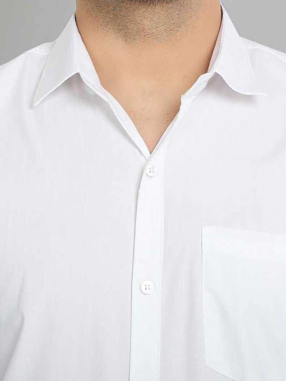 men solid long sleeve slim fit casual shirt - 22316080 -  Standard Image - 4