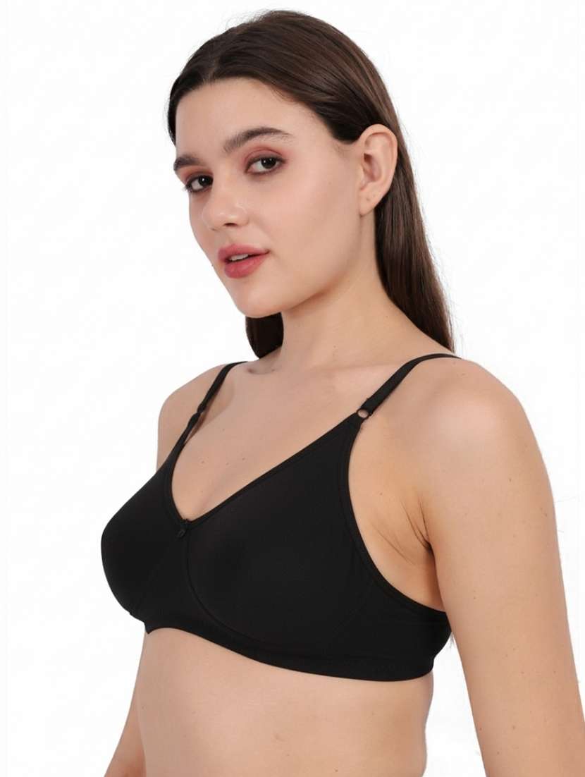 women solid lightly padded bra - 22316166 -  Standard Image - 1