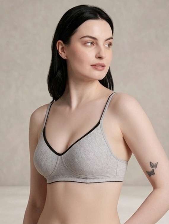 Women Solid Non Padded Bra - 22316171 -  Standard Image - 1