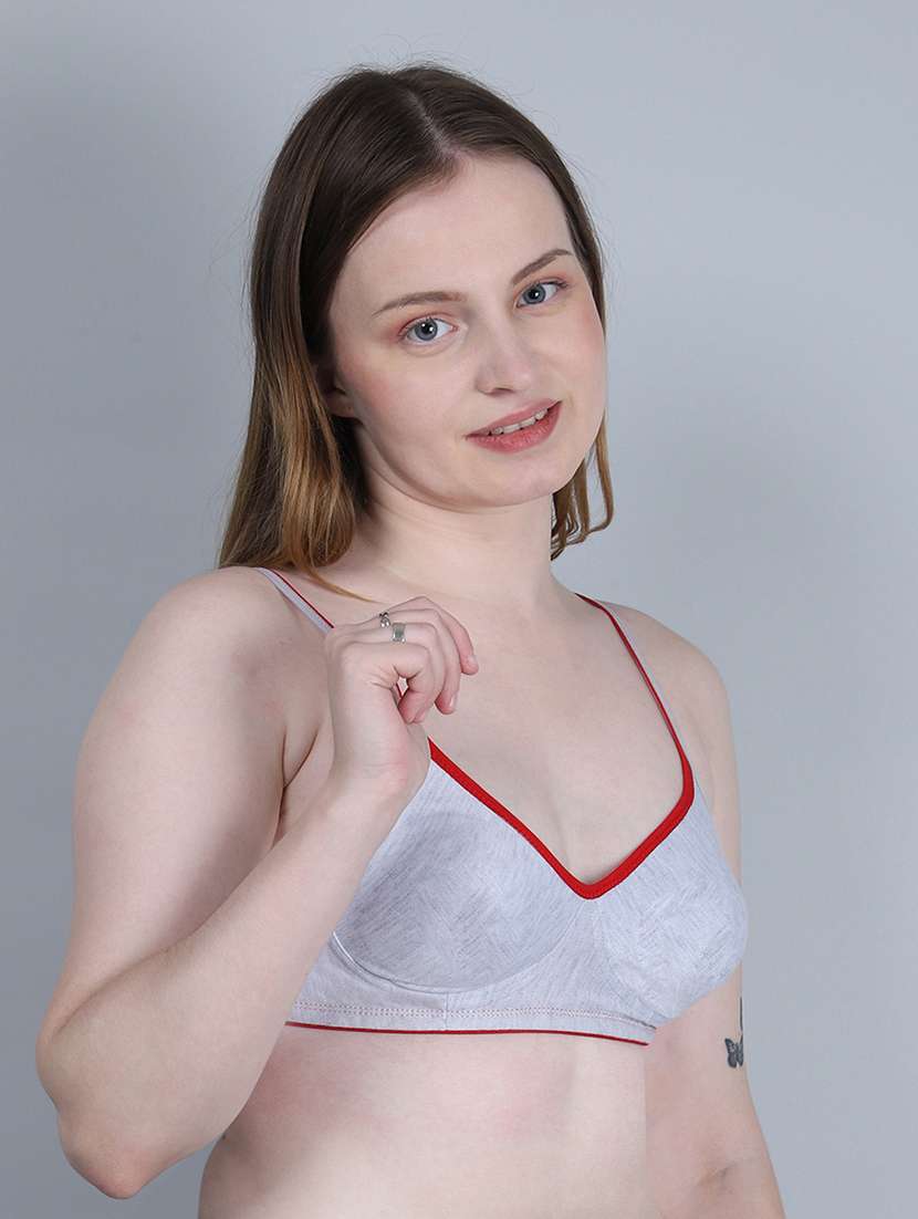 women solid non padded bra - 22316172 -  Standard Image - 1