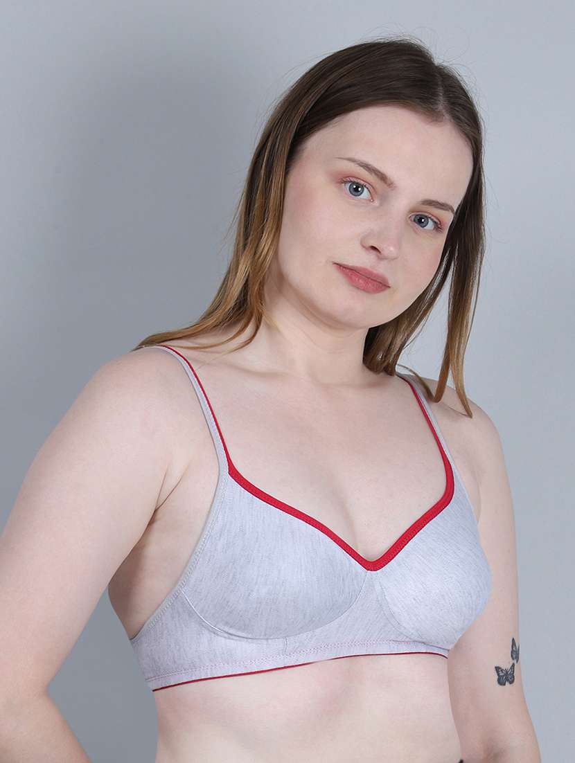 women solid non padded bra - 22316173 -  Standard Image - 1