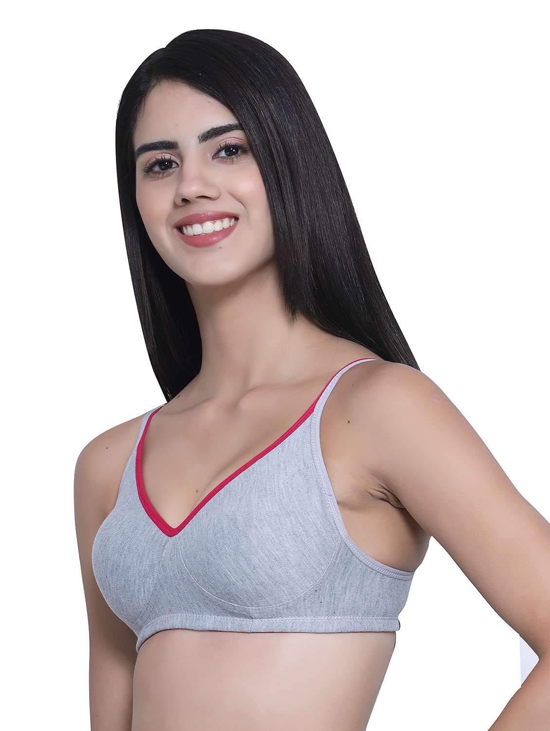 women solid lightly padded bra - 22316175 -  Standard Image - 1